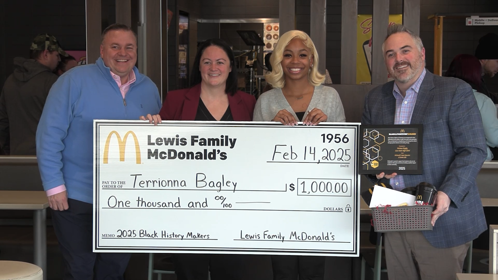 Lima Senior's Terrionna Bagley wins Black History Makers of Tomorrow Scholarship